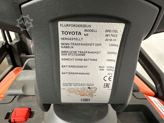 Hochhubwagen Toyota SPE 120 L - TRIPLEX 3,7 m