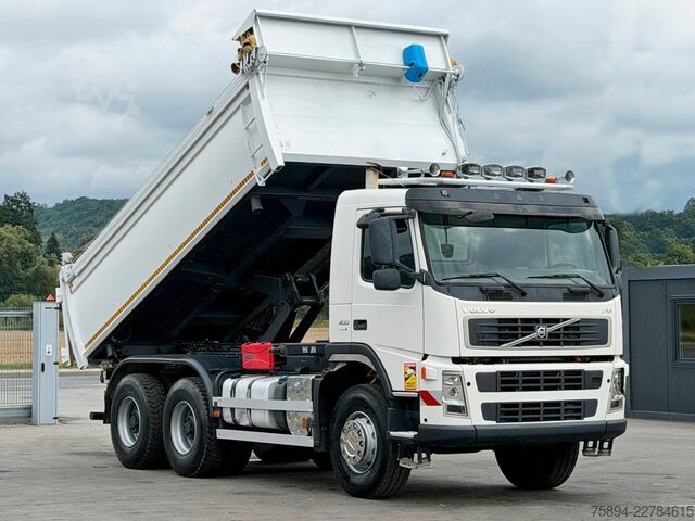 Tipper truck VOLVO FM 400 * Kipper 5,20 m + Bordmatic * 6x4!