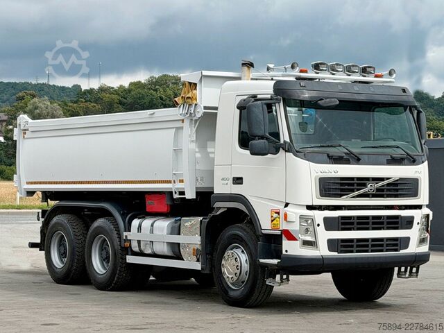 Tipper truck VOLVO FM 400 * Kipper 5,20 m + Bordmatic * 6x4!