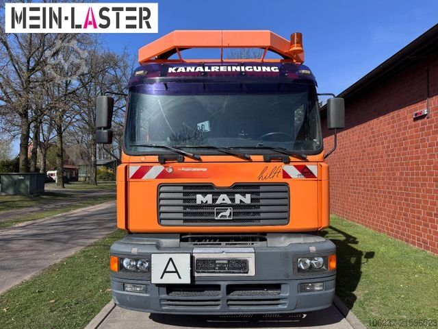 Saugwagen MAN FE 410 Assmann Saug HD Spüler Recycling +  FB.