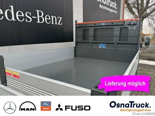 Transporter mit Kipper MITSUBISHI 3C15 AMT Hinterkipper+Box Automat.,Klima,AHK3,5t