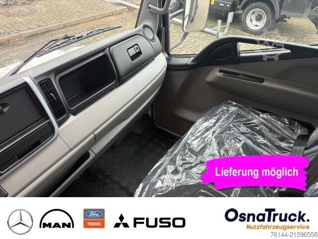 Transporter mit Kipper MITSUBISHI 3C15 AMT Hinterkipper+Box Automat.,Klima,AHK3,5t