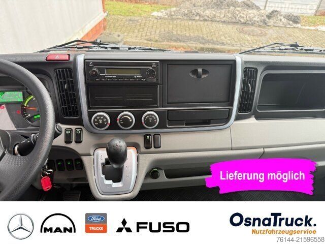 Transporter mit Kipper MITSUBISHI 3C15 AMT Hinterkipper+Box Automat.,Klima,AHK3,5t