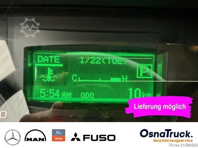 Transporter mit Kipper MITSUBISHI 3C15 AMT Hinterkipper+Box Automat.,Klima,AHK3,5t