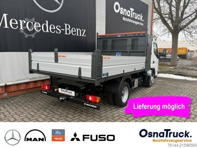 Transporter mit Kipper FUSO 3C15 AMT Hinterkipper+Box Automat.,Klima,AHK3,5t