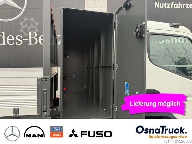 Transporter mit Kipper FUSO 3C15 AMT Hinterkipper+Box Automat.,Klima,AHK3,5t