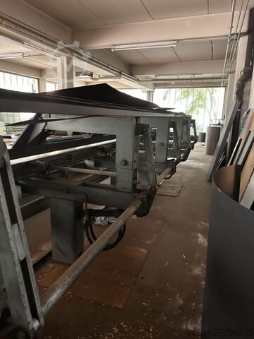 Hydraulische Langabkantmaschine Thalmann 