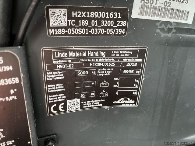 LPG Forklifts Linde H50T-02