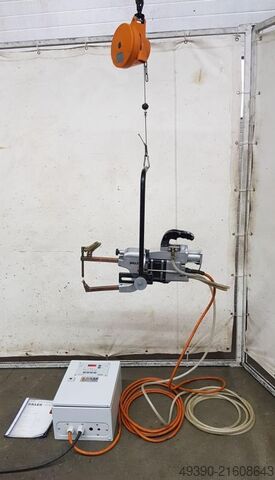 Punktschweißzange mit Steuerung DALEX RS 17 und Balancer, Widerstandschweißmaschine, Punktschweißmas DALEX A 3139 + RS17