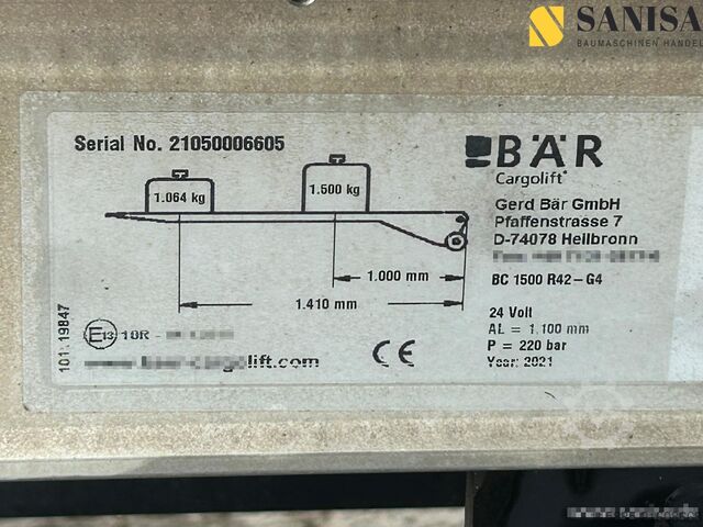 LKW mit Pritsche & Plane Mercedes-Benz Actros2543/Schiebe Gardienen/Edscha Verd