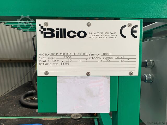 Glass cutting table Billco 60 Powered Stripper