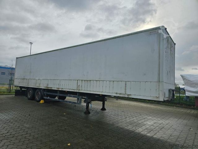 Kofferauflieger SPIER Doppelstock mit Balken, 2 Achser