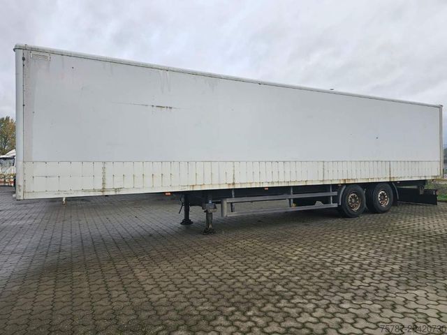 Kofferauflieger SPIER Doppelstock mit Balken, 2 Achser