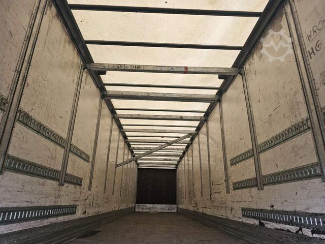 Kofferauflieger SPIER Doppelstock mit Balken, 2 Achser