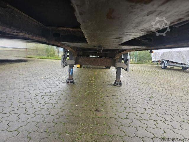 Kofferauflieger SPIER Doppelstock mit Balken, 2 Achser