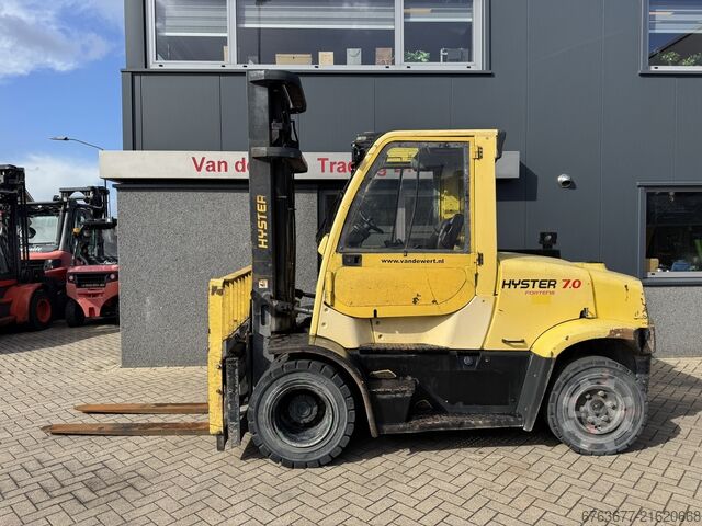 Hyster H7.0FT Duplo 390, Seitenschub, Cummins Diesel, Baujahr 2007, Gabelstapler HYSTER H7.0FT Duplo 390 Sideshift Cummins Diesel 2007 Scheptruck