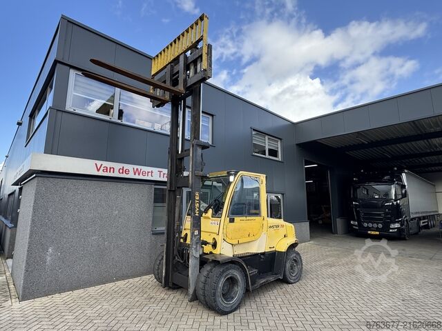 Hyster H7.0FT Duplo 390, Seitenschub, Cummins Diesel, Baujahr 2007, Gabelstapler HYSTER H7.0FT Duplo 390 Sideshift Cummins Diesel 2007 Scheptruck