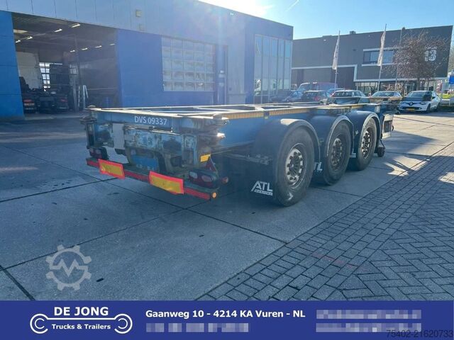 Containertransport Van Hool 3B0079 / SAF + Disc / 1x Extendable
