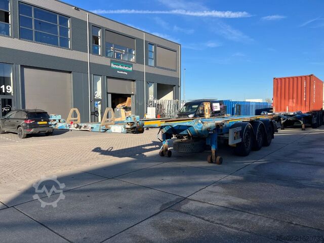 Containertransport Van Hool 3B0079 / SAF + Disc / 1x Extendable