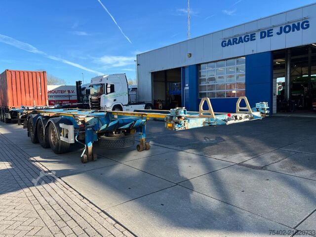 Containertransport Van Hool 3B0079 / SAF + Disc / 1x Extendable