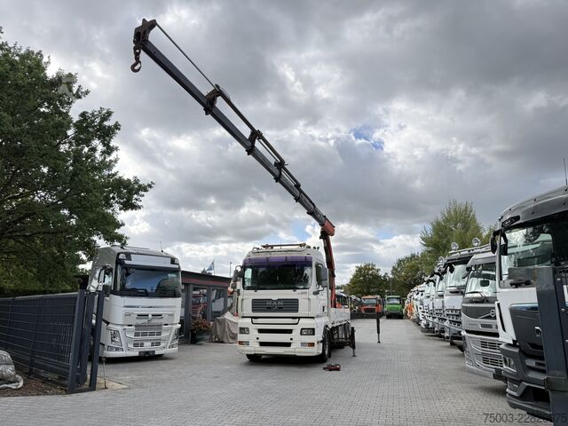 LKW mit Pritsche (offen) MAN TGA 26.480 6X2 Palfinger 29002 mit JIB