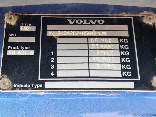 Standard-SZM Volvo FH 16.610 Globetrotter XL 6x2 - PTO/Hydraulics ...