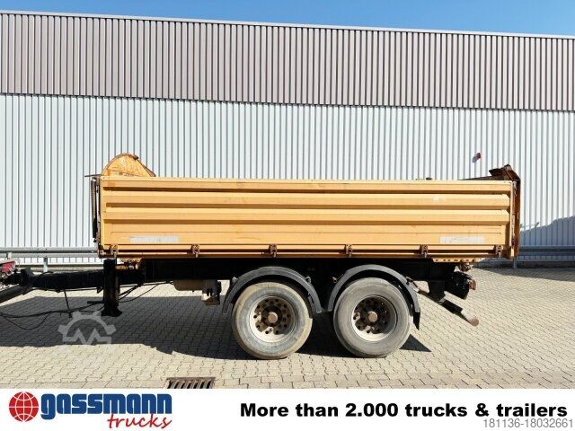 Three-way tipper trailer Schwarzmüller TKA 18, Alu-Bordwände, ca. 11m³