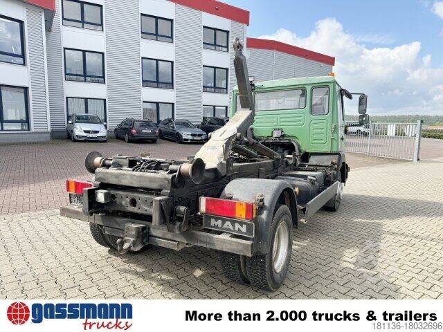 Telehoist load lugger van MAN LE 8.150 4x2 BB, City-Abroller,