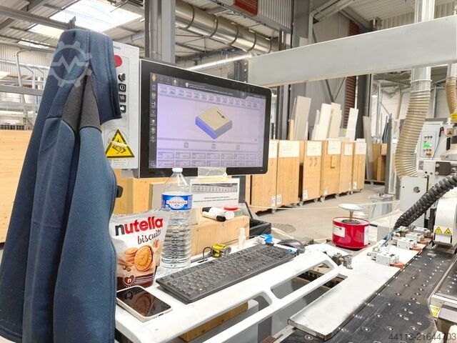 Single-side EDGE BANDER + RETURN HOMAG + LIGMATECH KAL 310 /7/A20 + ZHR 541 / L / 095