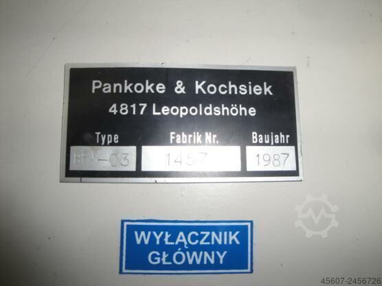 PANKOKE & KOCHSIEK BFA 05 Drilling PANKOKE & KOCHSIEK BFA 03 PANKOKE & KOCHSIEK BFA 05 Drilling