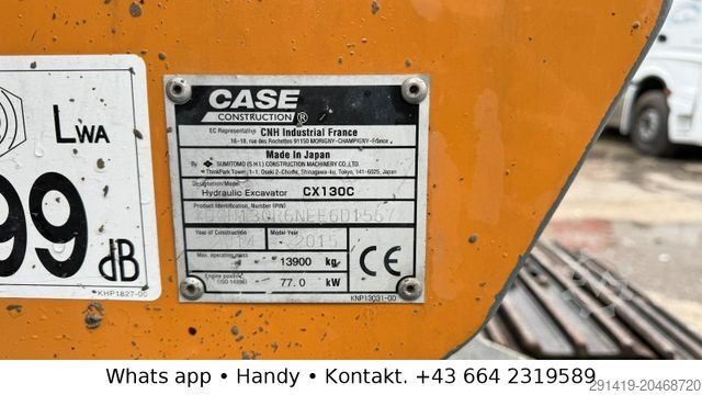 Kettenbagger CASE CX130C Kettenbagger BJ 2015