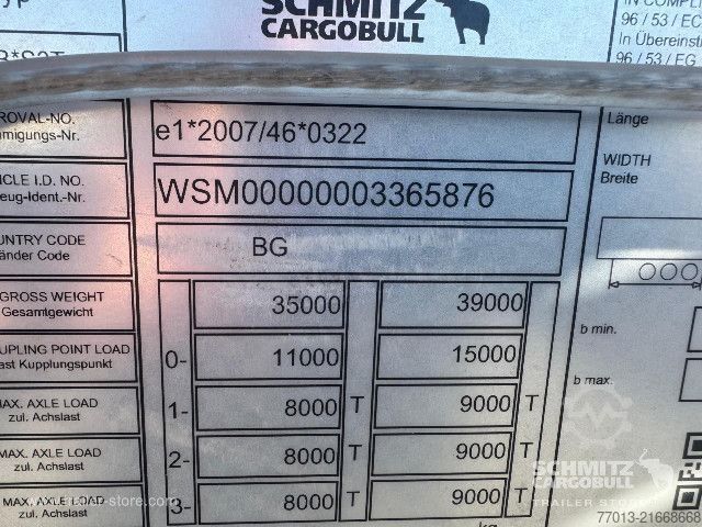 Auflieger mit Pritsche & Plane Schmitz Cargobull Curtainsider Standard