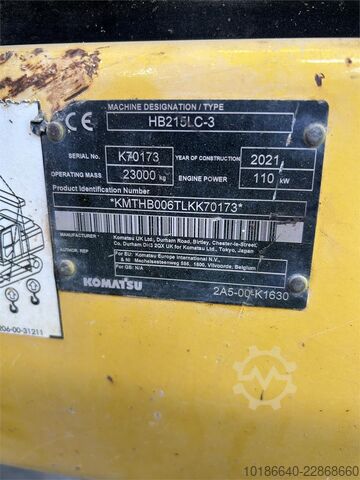 Komatsu HB215LC-3 Komatsu HB215LC-3