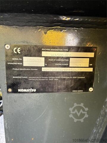 Komatsu WA500-8E0 Komatsu WA500-8E0