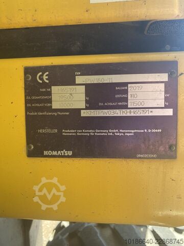 Komatsu PW160-11 Komatsu PW160-11