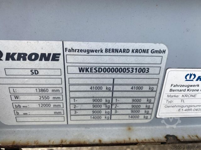Schiebeplanen Krone N/A Coil / Mercedes Axles / NL Trailer