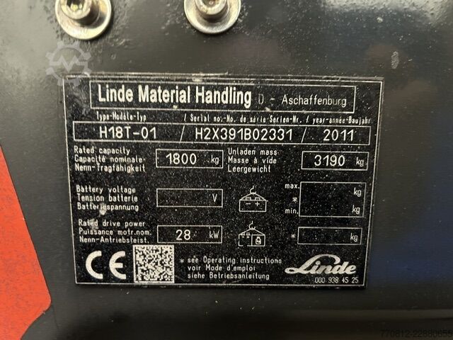 Gabelstapler Linde H18T LPG