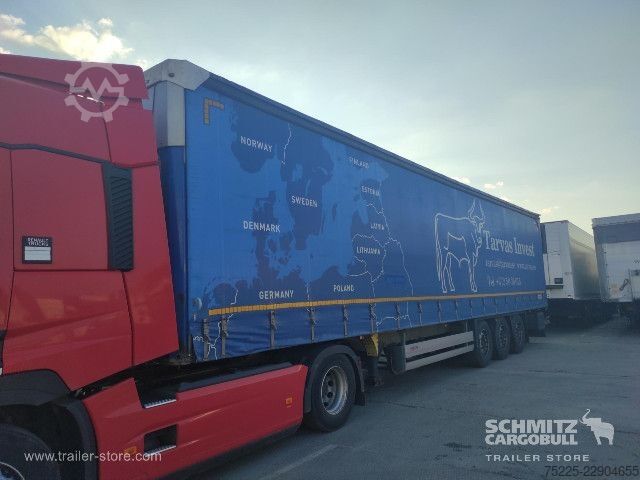 Open semitrailer with tarp Schmitz Cargobull Curtainsider Standard