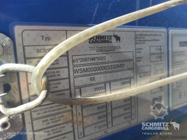 Auflieger mit Pritsche & Plane Schmitz Cargobull Curtainsider Standard
