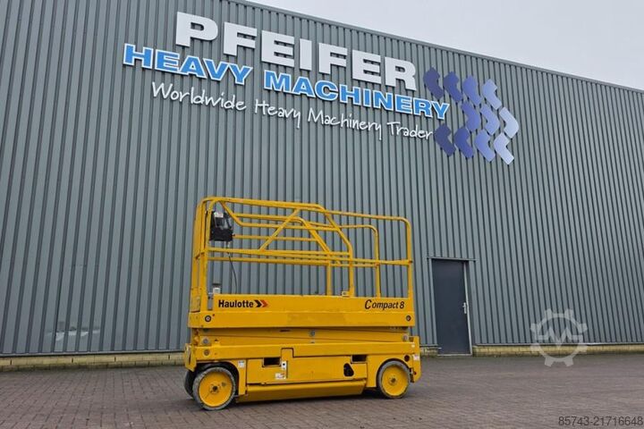 Scissor lift Haulotte Compact 8 As-Is, Electric, 8m Working Height, 350k