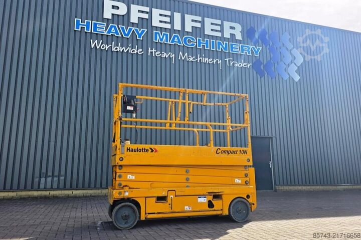 Scissor lift Haulotte Compact 10N Electric, 10m Working Height, 230kg Ca