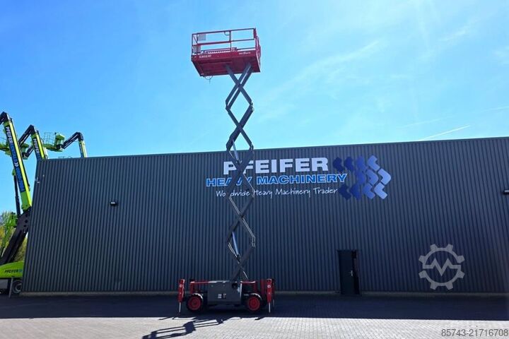 Scissor lift SkyJack SJ6832RT Diesel, 4x4 Drive, 11.6m Working Height,