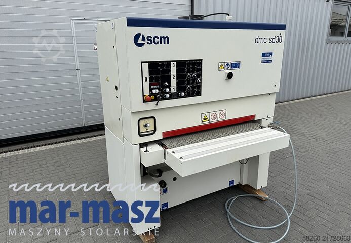 Wide belt sander with metal roller SCM DMC30 RCS 110  2 agregaty, stan idealny