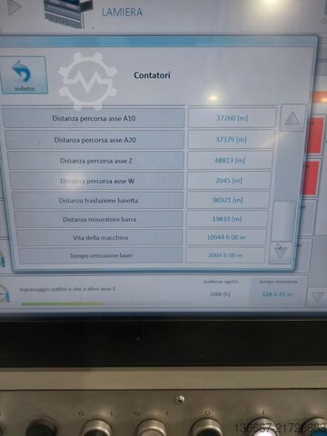Sheet metal processing center Adige Sys Macchina taglio laser LC5, combinata tub