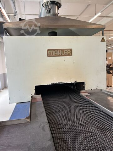 Conveyor belt continuous furnace Mahler DLE 600/200/3000 G