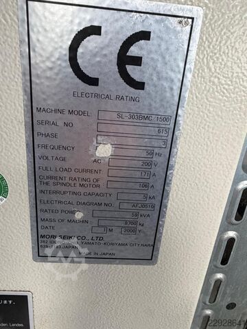 CNC-Dreh- und Fräszentrum Mori Seiki SL-303 BMC/1500