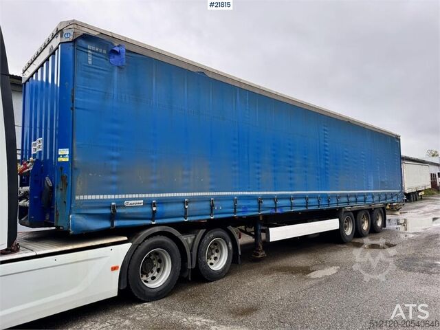 Schiebeplanen Krone Curtain-Side Trailer – EU Approved