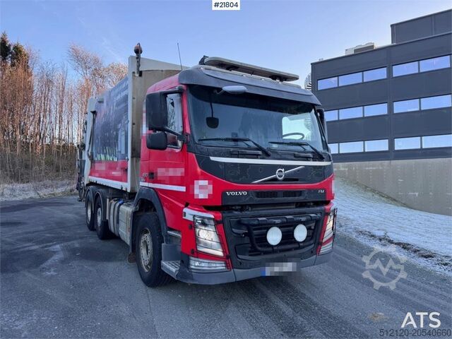 Abfallsammelfahrzeug Volvo FM460 6x2 compactor truck with Joab 1 chamber