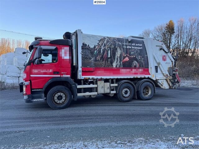 Abfallsammelfahrzeug Volvo FM460 6x2 compactor truck with Joab 1 chamber