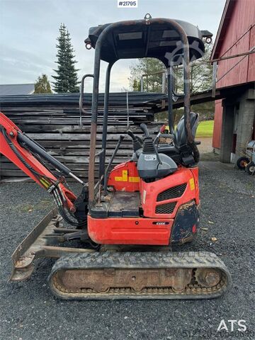 Minibagger Kubota U17-3a Mini Excavator with 4 Buckets, Ripper, and